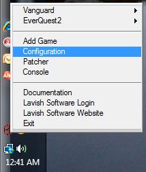 Opening InnerSpace Configuration